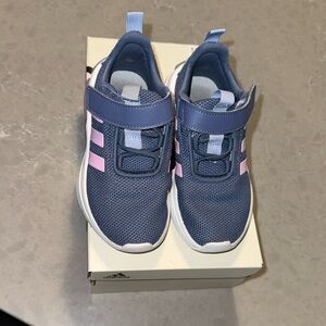 adidas 11K Racer TR23 EL K Kids sneakers in violet/blue/lavender-pink